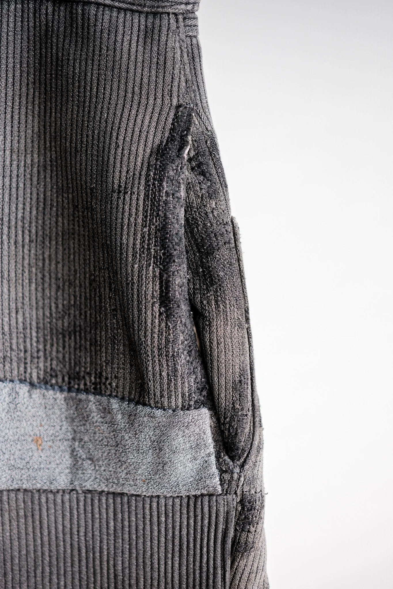 [~ 40's] French vintage cotton piqué Pantalon 