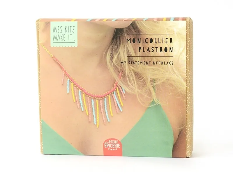 Acheter kit mon collier plastron - Mes kits make it