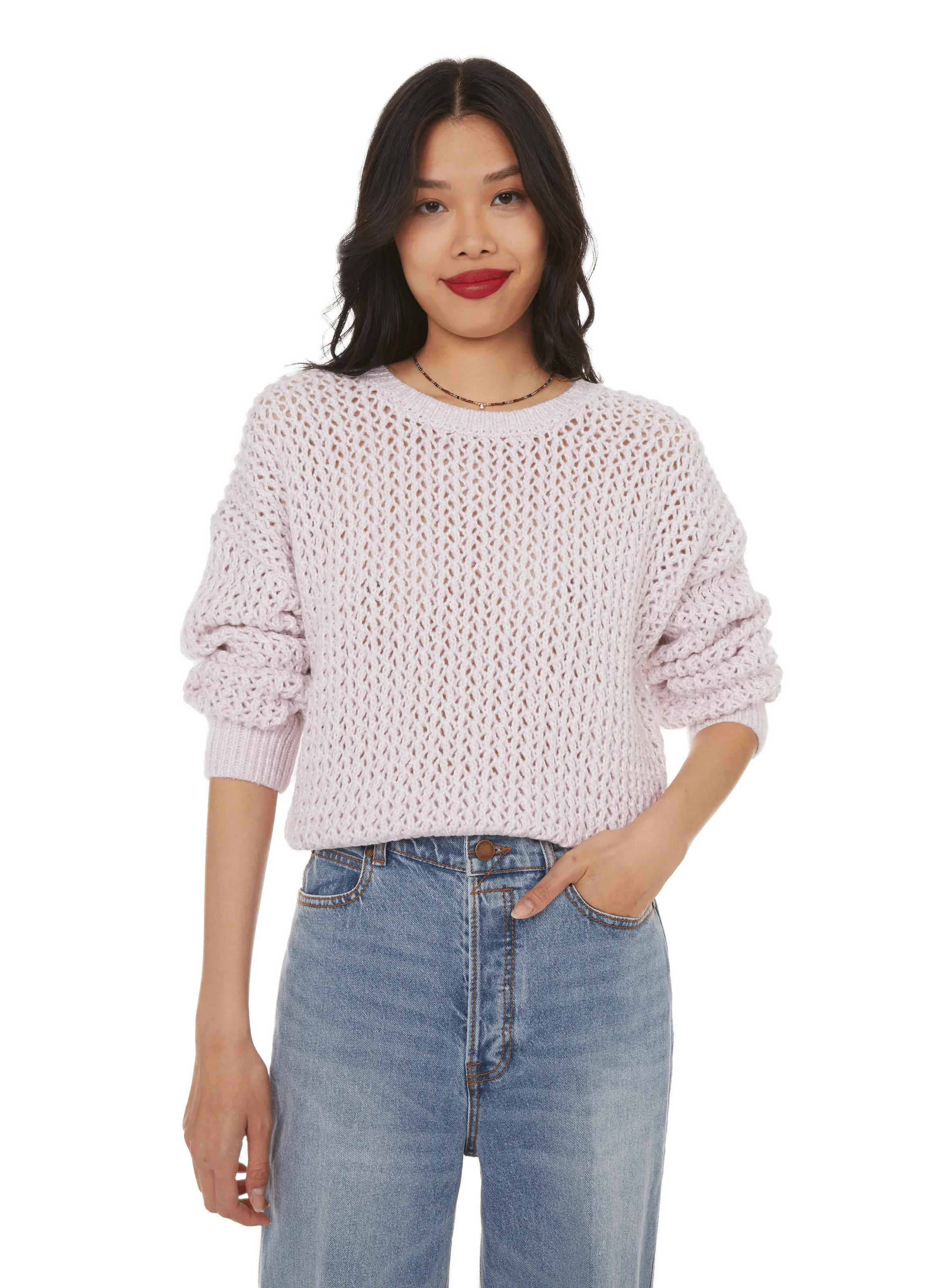 AIGLE  Pull en maille - Violet