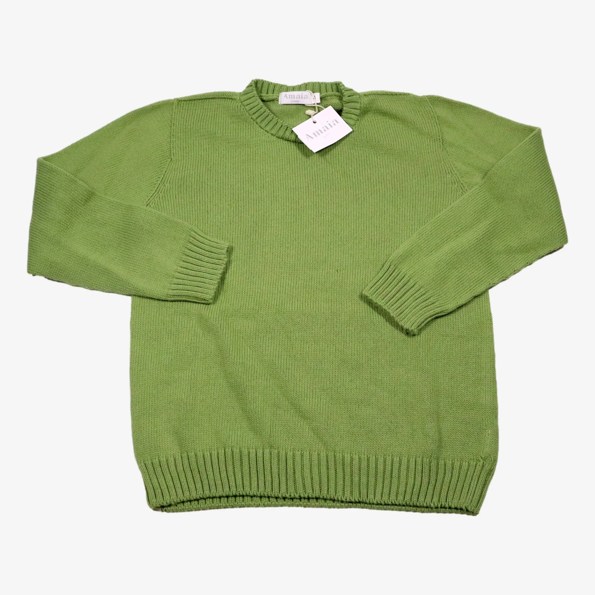 AMAIA outlet 8 ans pull vert pomme