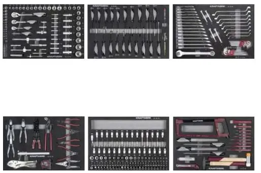 Assortiment d'outils COMPLETO EVA 304 pcs KRAFTWERK 105.102.099
