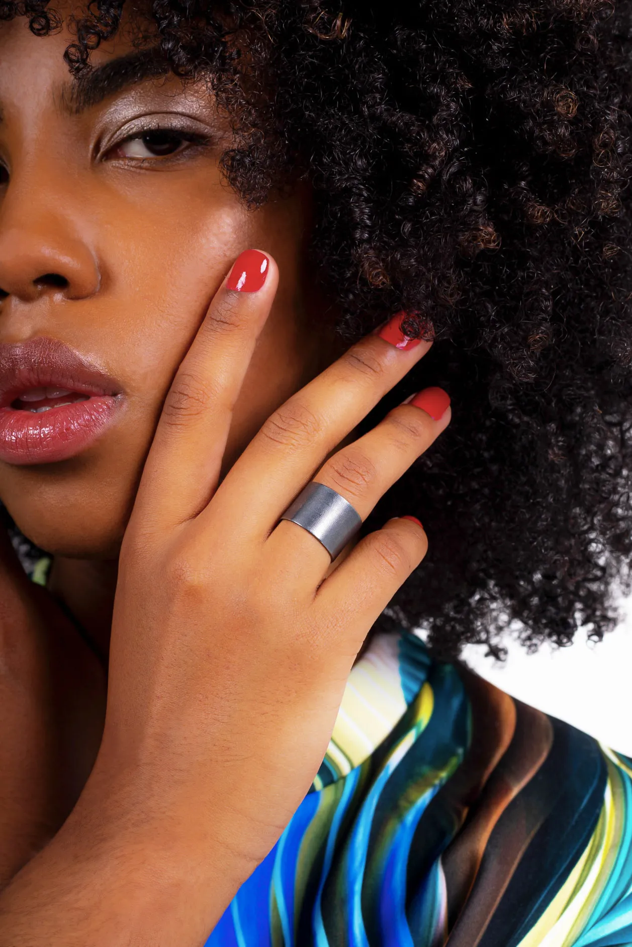Bague avec anneau et spirale - BASIC RING – AFFAIRES ÉTRANGÈRES