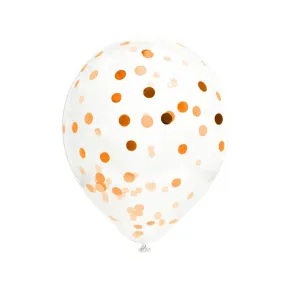 Ballon Confettis Terracotta x6