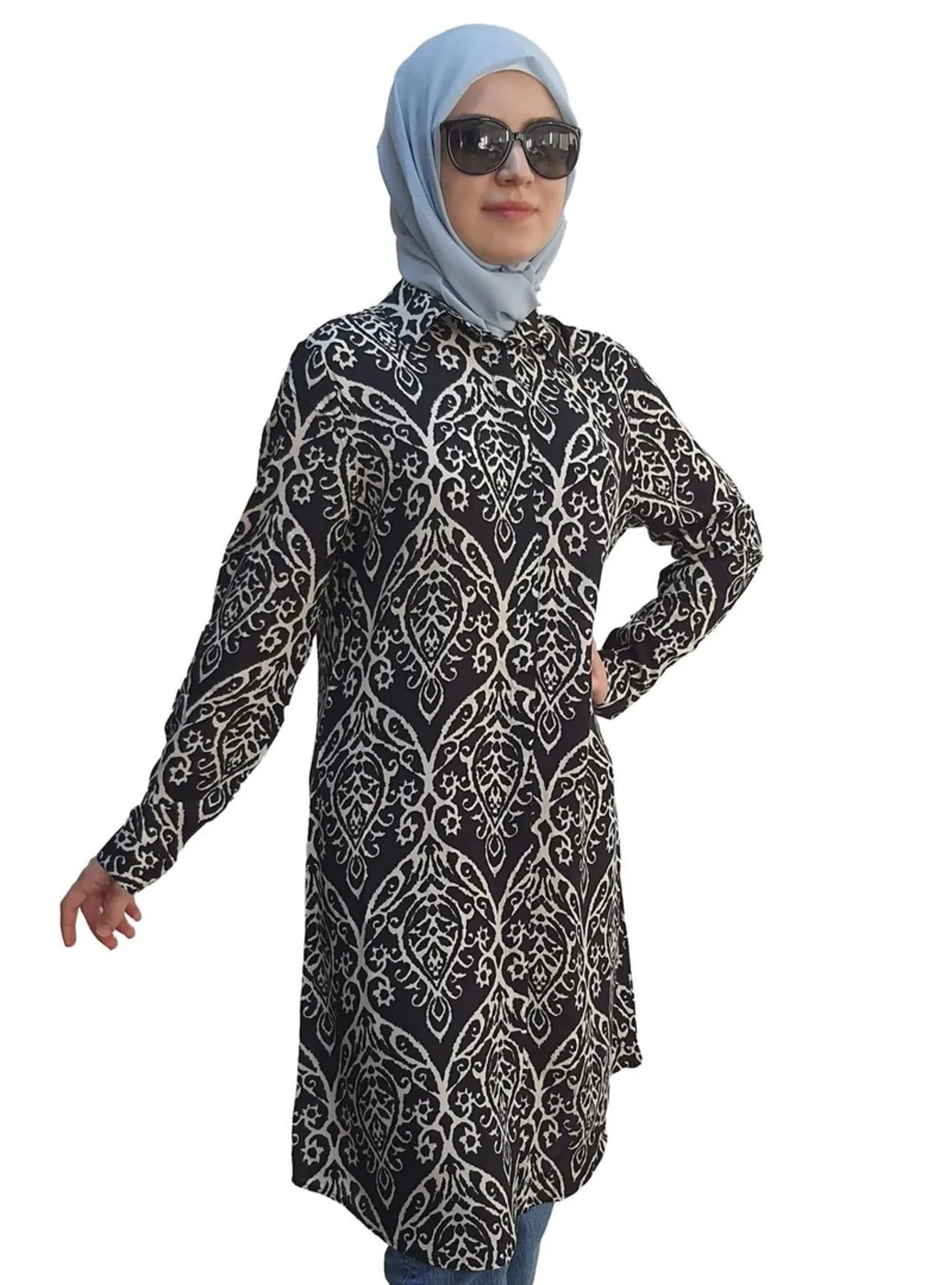 Black - Plus Size Tunic