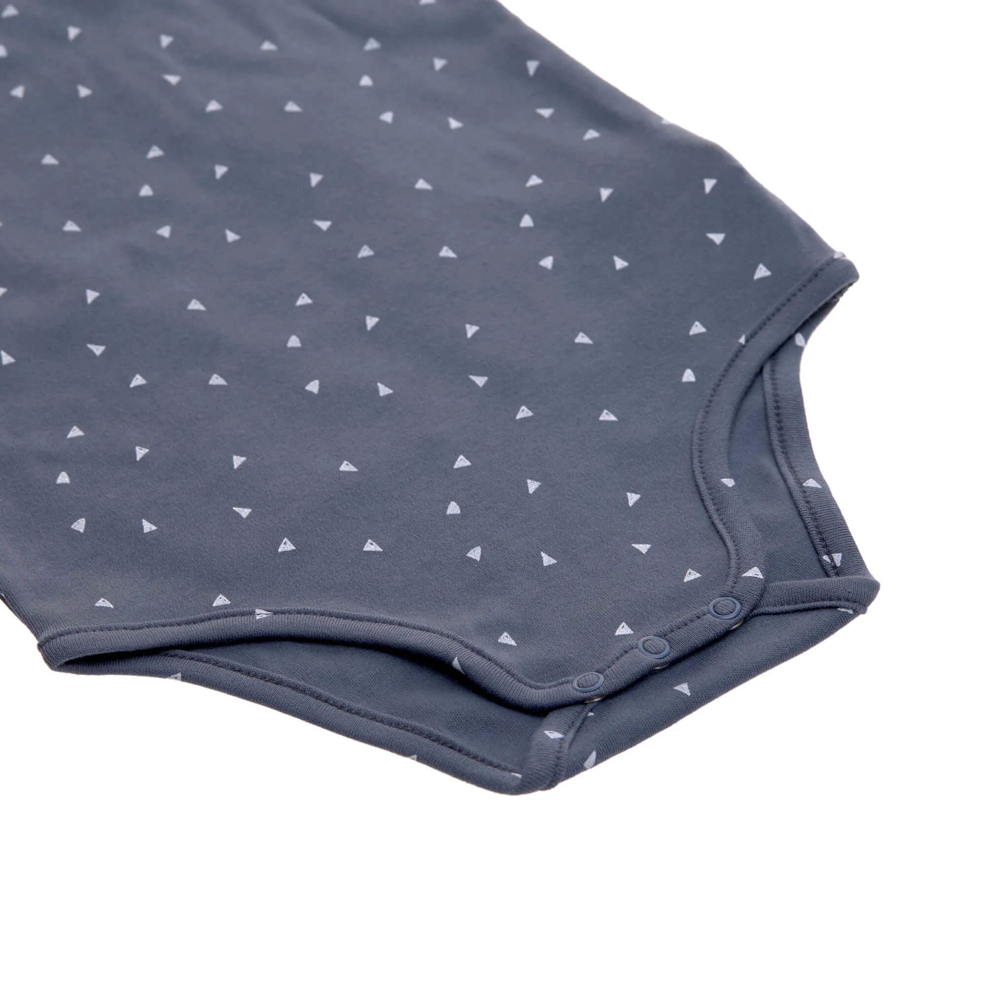 Body Bébé manches courtes - Coton bio, Triangle Bleu | Lässig