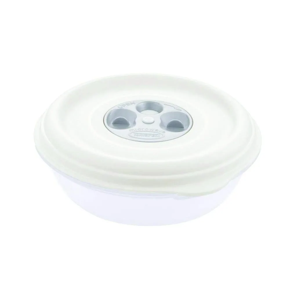 Bol en pp réutilisable ø 180mm blanc 1l x6