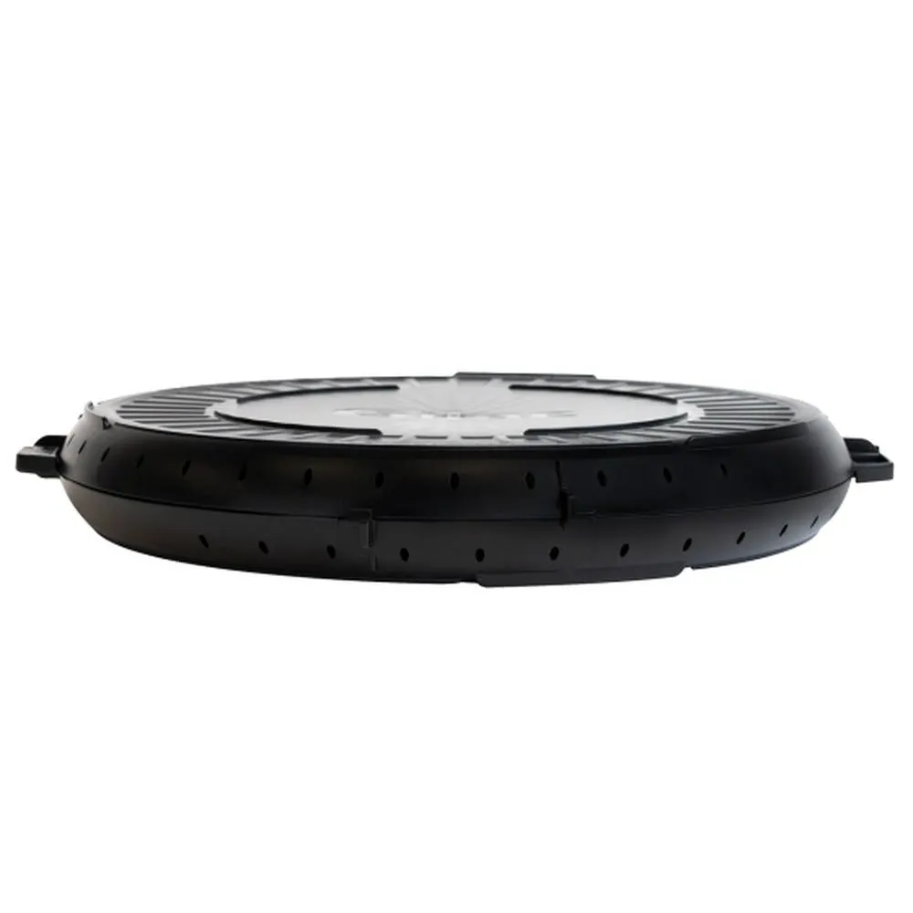 Boîte ronde réutilisable noir