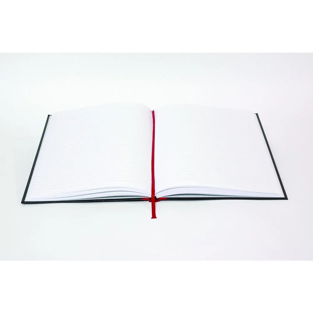 Cahier black n' red broché a4 192 pages ligné 8mm noir