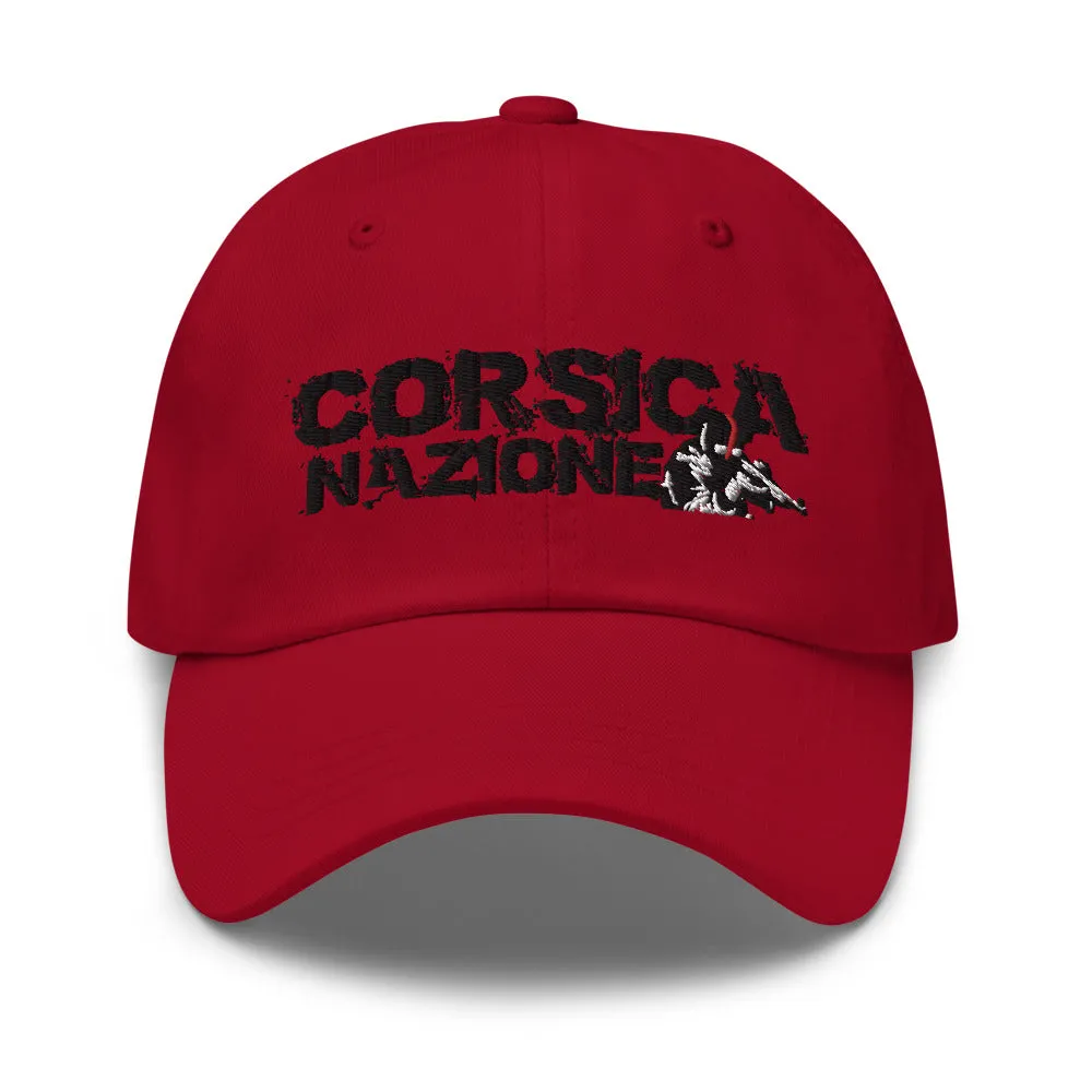 Casquette de Baseball Corsica Nazione Ribellu