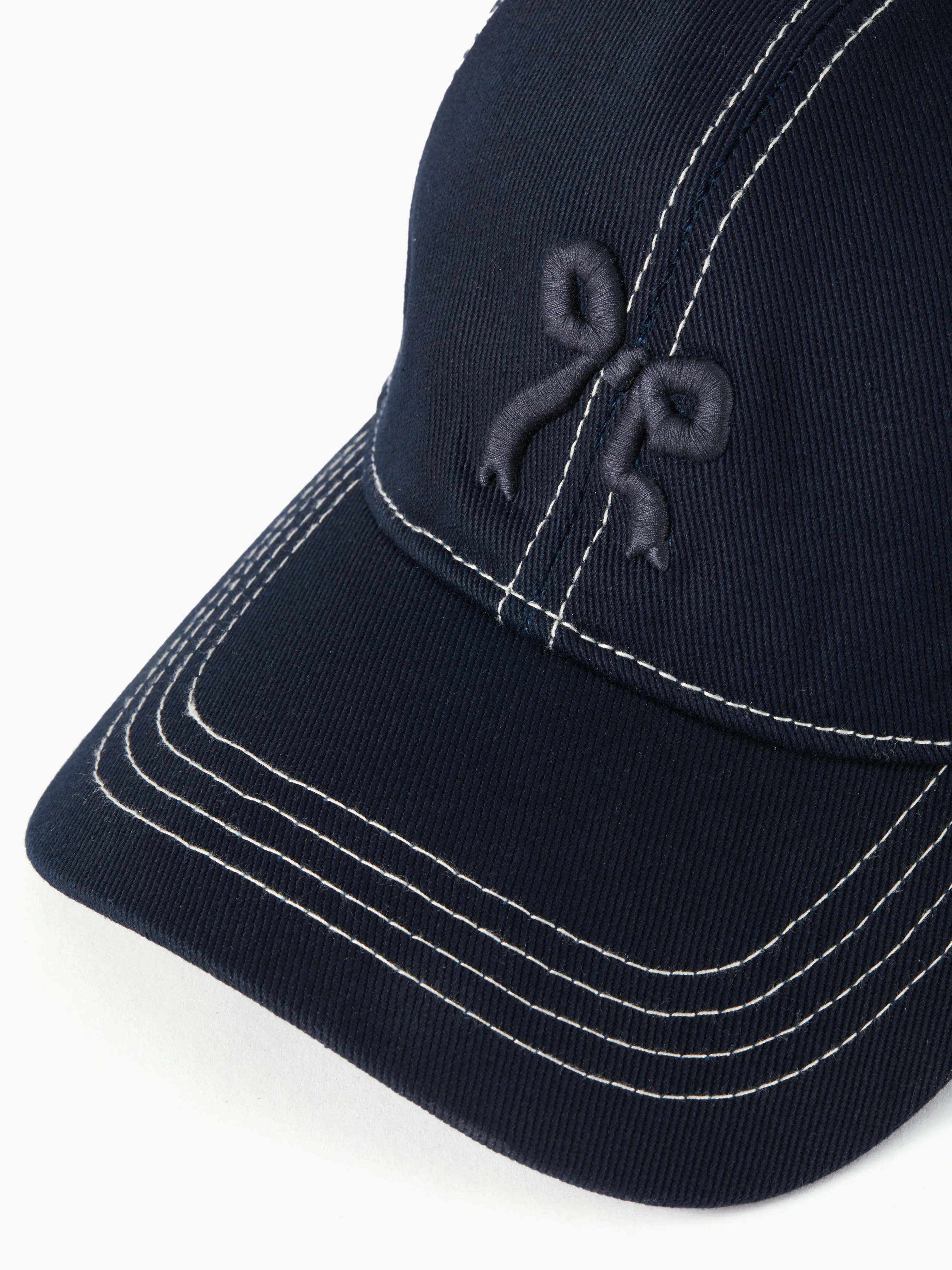  Casquette de Baseball à Nœud Brodé