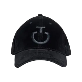 Cavalleria Toscana - Casquette unisexe Baseball velour noir