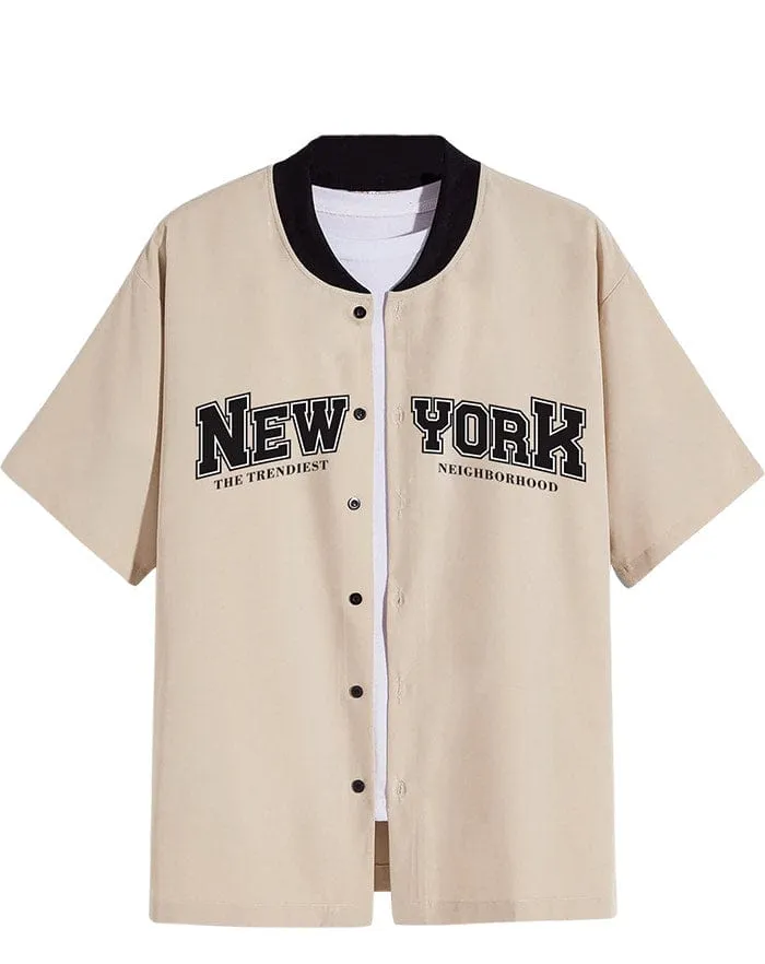 Chemise Baseball New Yorker