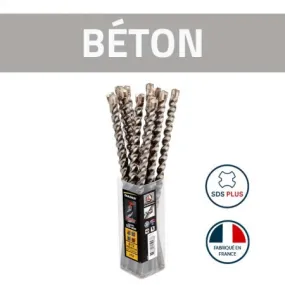 Coffret de 12 forets béton 6X110 Booster Plus SDS-Plus Diager
