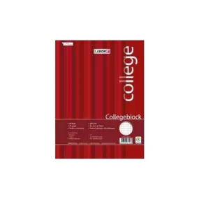 Collegeblock spirale a4 quadrillé 80 feuilles 70g 4 perforations