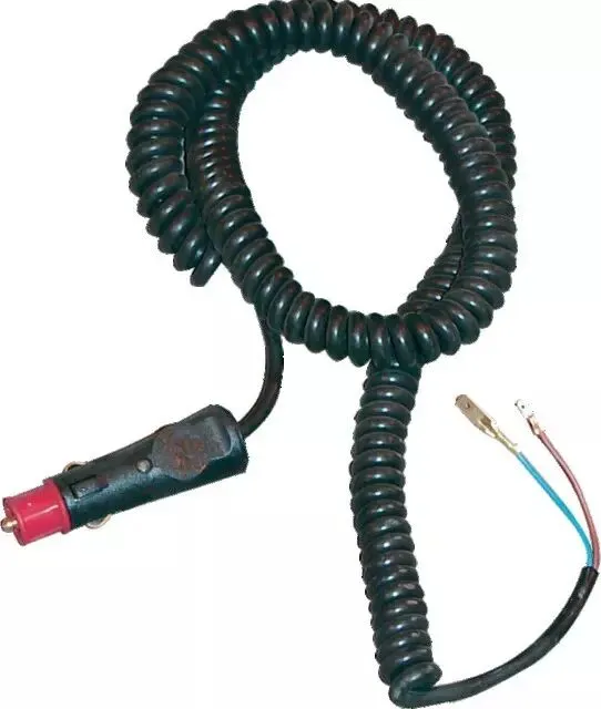 Cordon spirale 6m fiche mâle