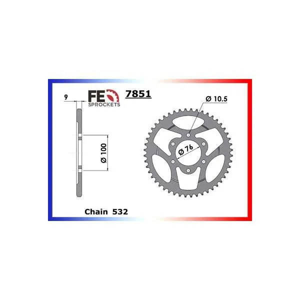 COURONNE ACIER RF.900.RR '94/00 42 532