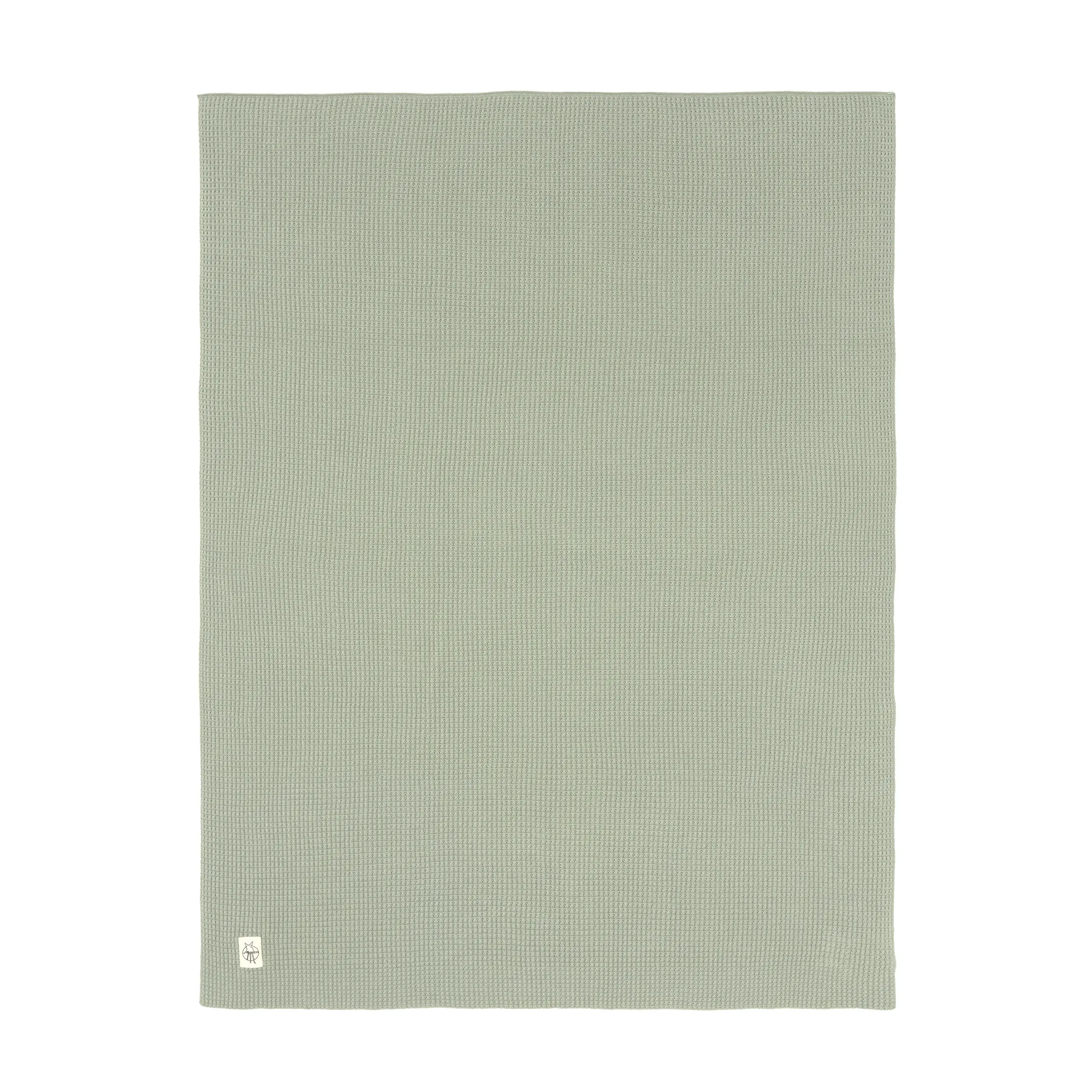 Couverture en tricot pour bébé - Coton Bio, Nubs vert | Lässig