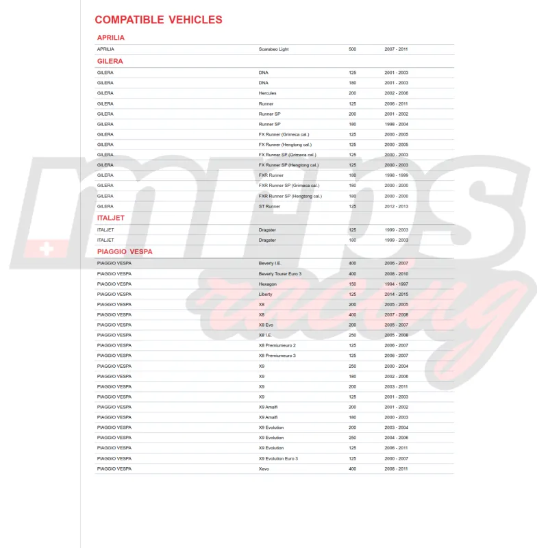Disque de frein Brembo Serie Oro Fixed 68.B407.76