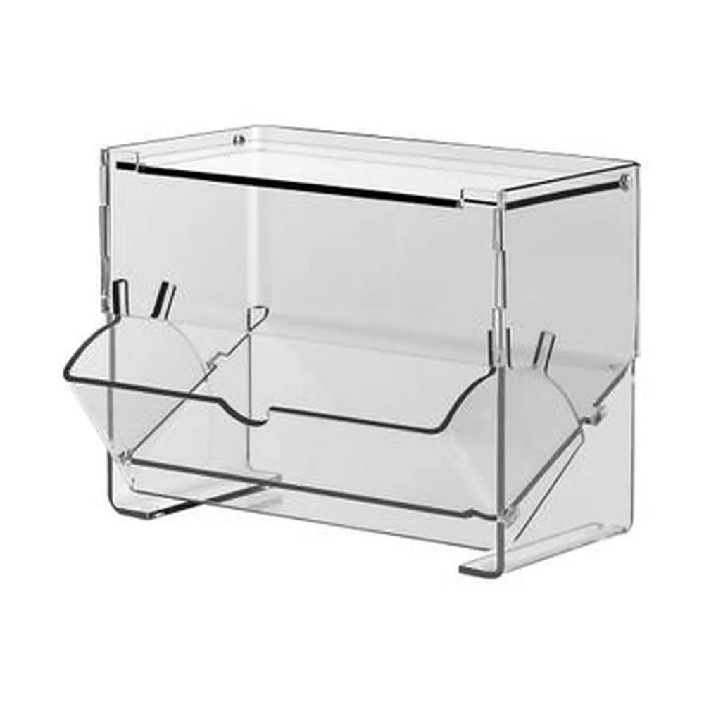 Distributeur de stylos à bille en verre acrylique transparent