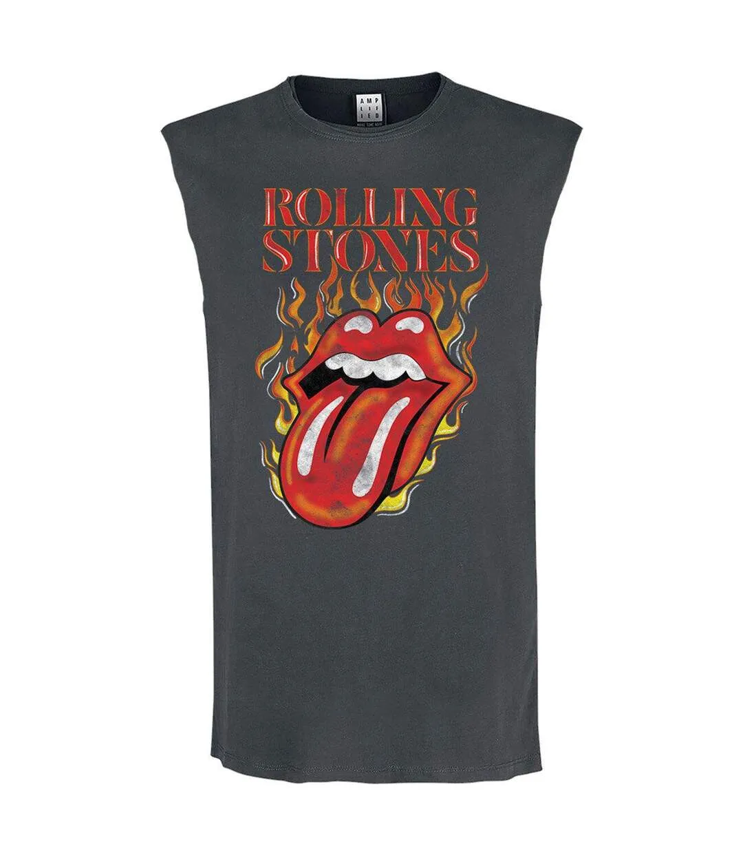 Débardeur hot tongue homme charbon Amplified