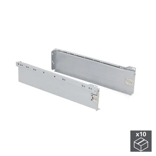 EMUCA Lot de 10 kits de tiroir Ultrabox hauteur 118 mm et profondeu...