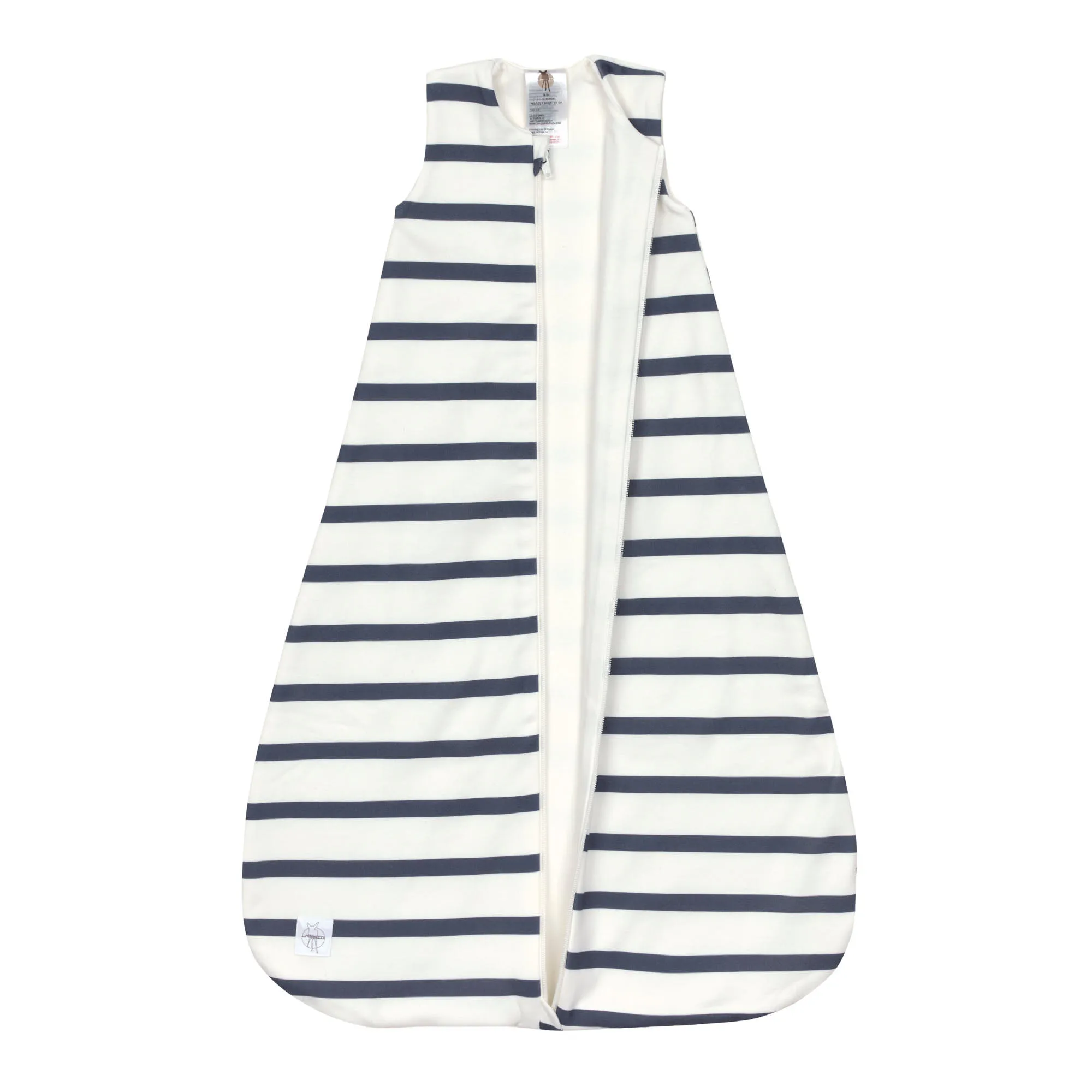 Gigoteuse pour bébé - bio coton, beige bleu | Lässig