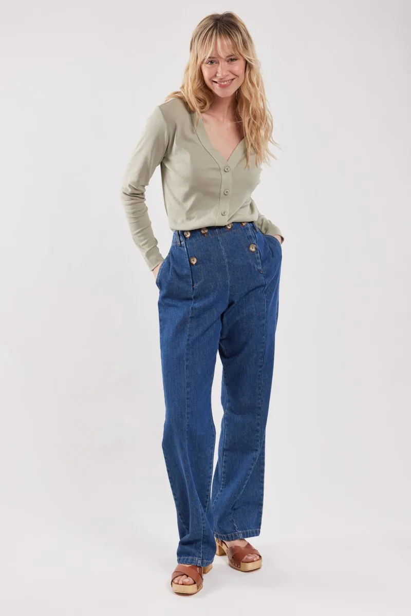 Gilet boutonné léger - coton