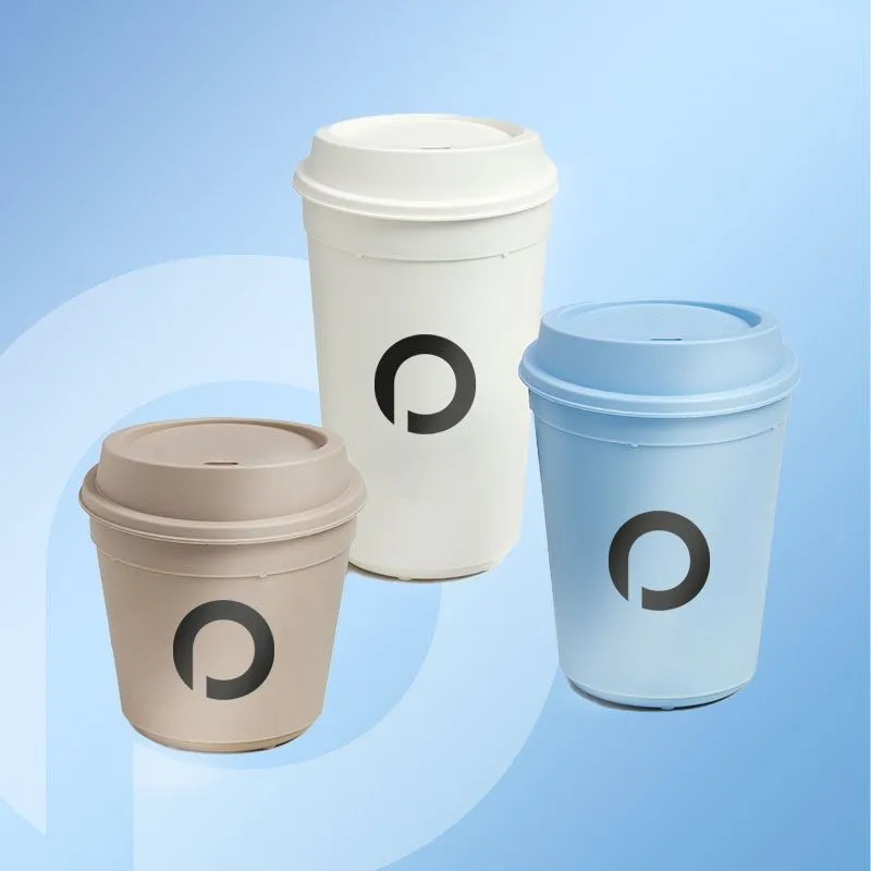 Gobelet à café réutilisable personnalisé, gobelet à emporter