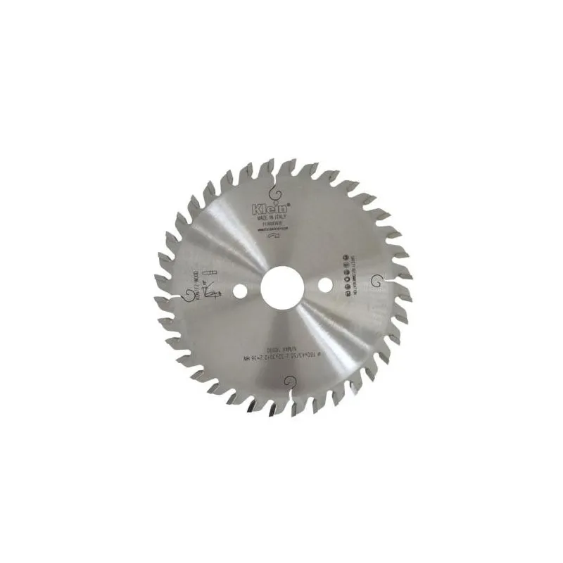 Inciseur carbure conique - Diamètre 125 mm - Alésage 45 mm - 24 Dents plates - Epaisseur 4,3 à 5,5 mm - Sistemi KLEIN