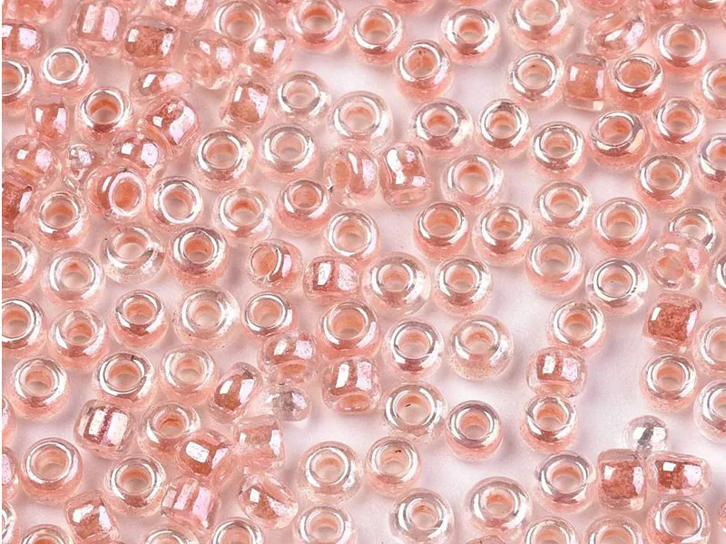 Inspiration bijoux : Perles de rocailles Glass lustre saumon !