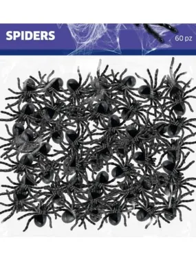 Invasion Terrifiante, 60 Araignées Effrayantes pour déco halloween