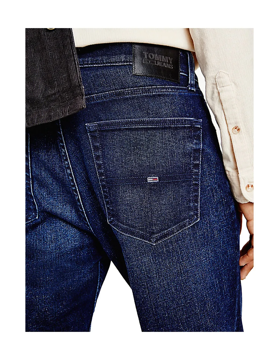Jean droit Tommy Jeans Ref 54337 1BK Bleu