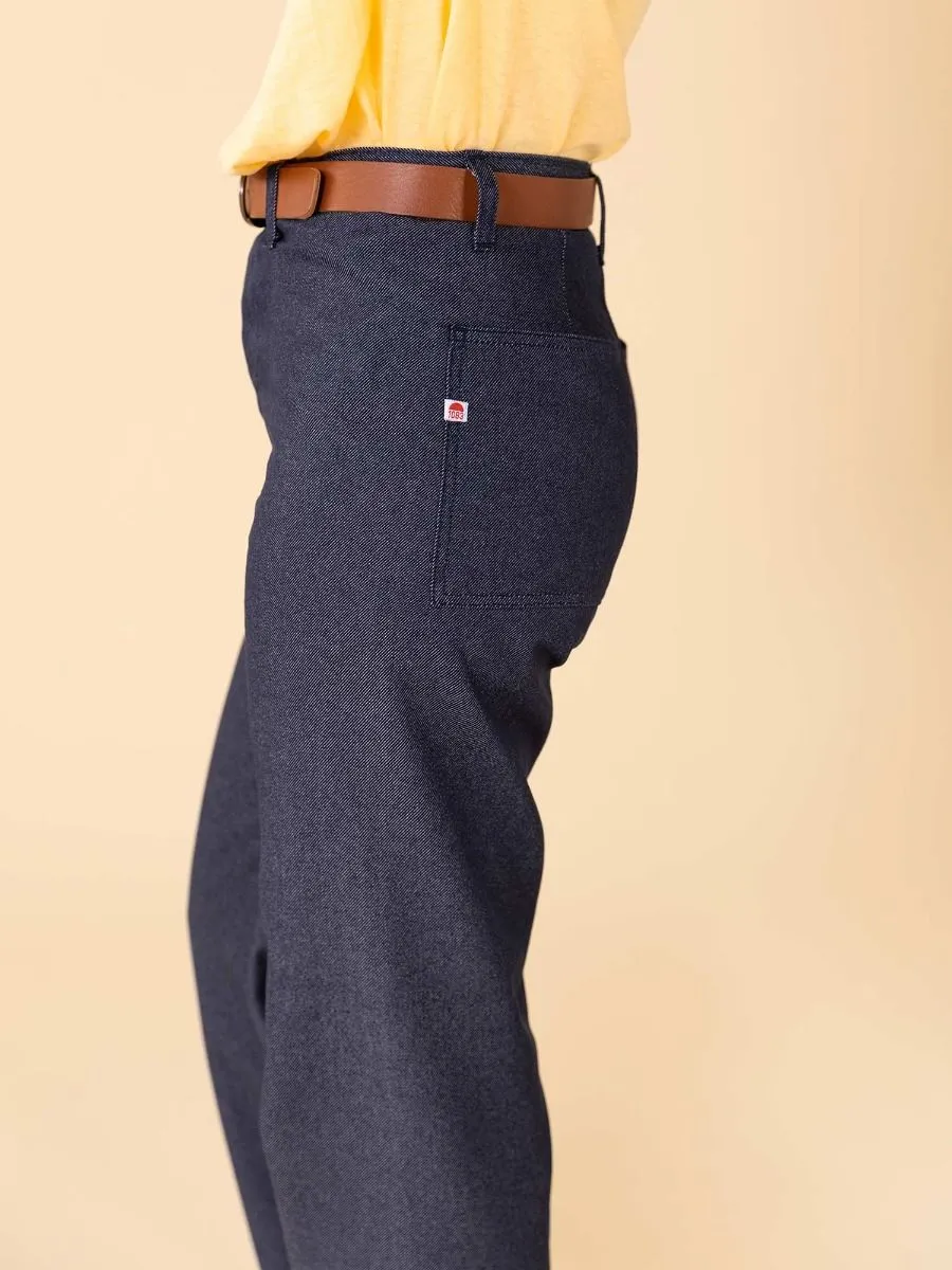 JEANS DROIT 281H INFINI taille haute recycle superdenim bleu Femme | 1083