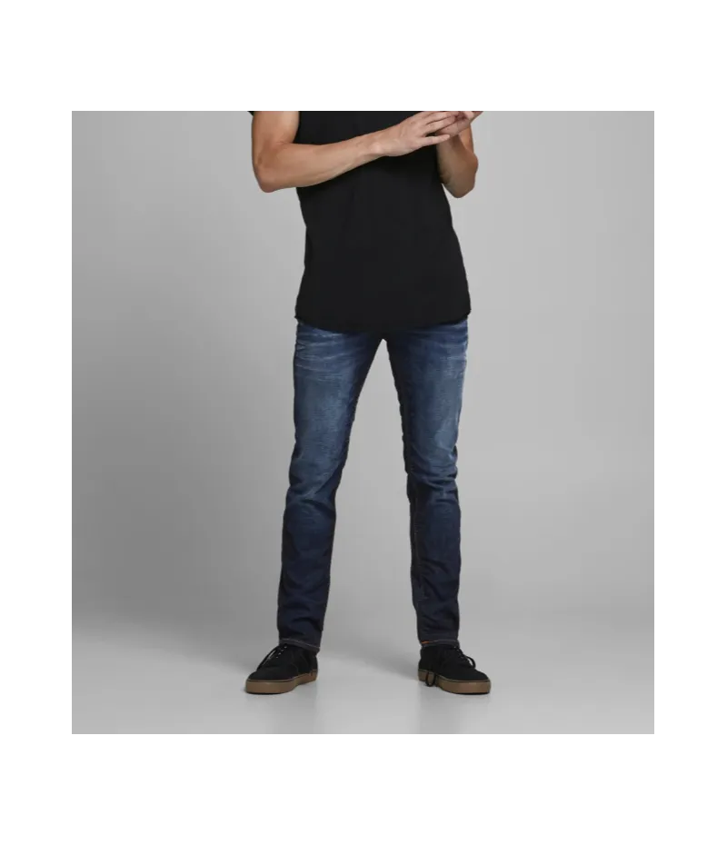 Jeans droit denim foncé Tim JACK&JONES noos