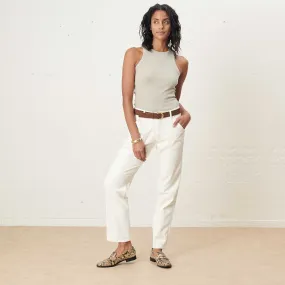 Jeans droit JANE Blanc