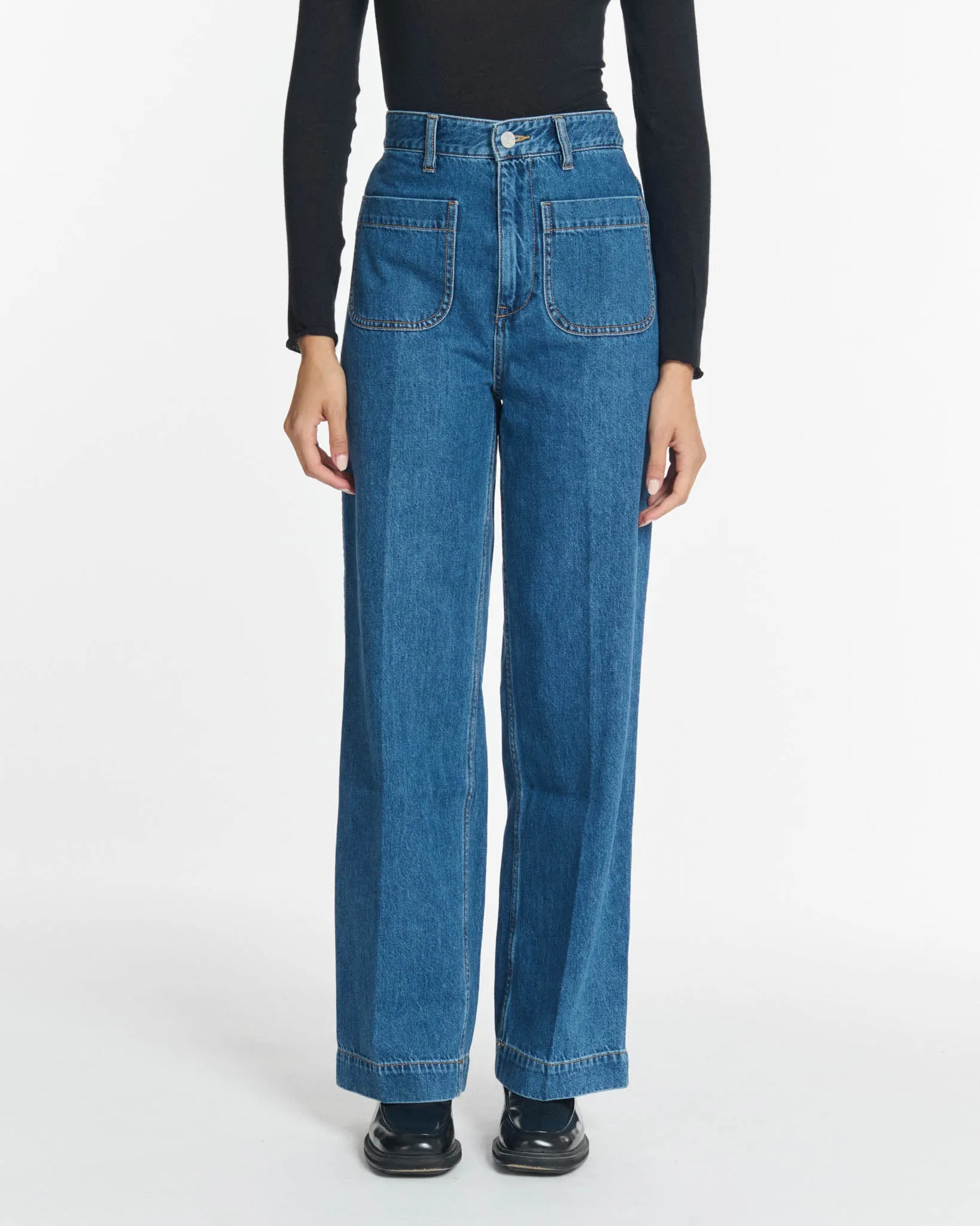 Jeans droit large SAMUEL Bleu IN 31