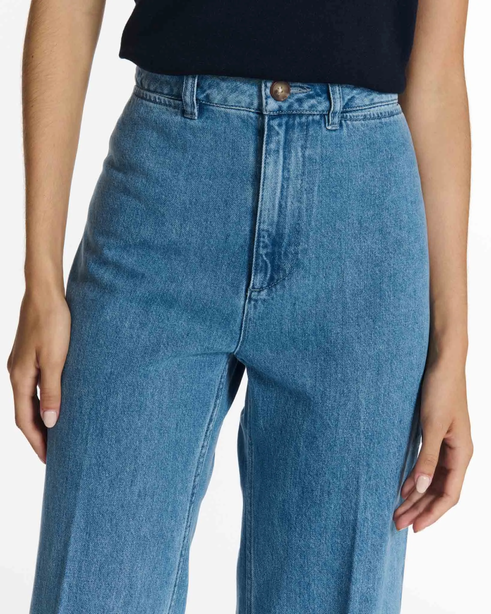 Jeans droit large SWANN Light Blue