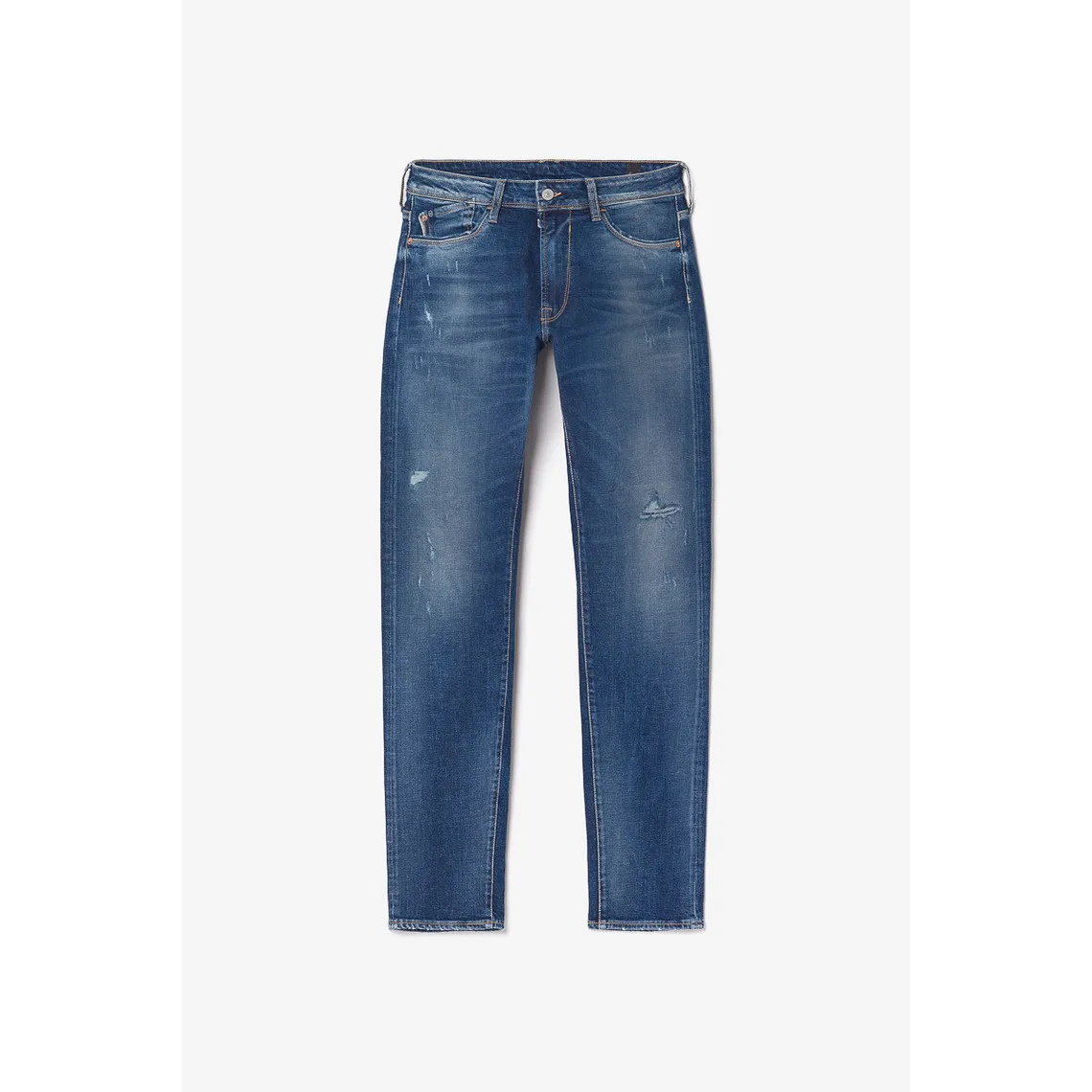 Jeans regular, droit 700/17, longueur 34 bleu en coton | 3 Suisses