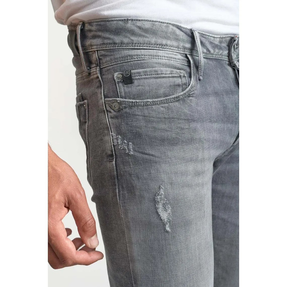 Jeans regular, droit 700/17, longueur 34 gris | 3 Suisses