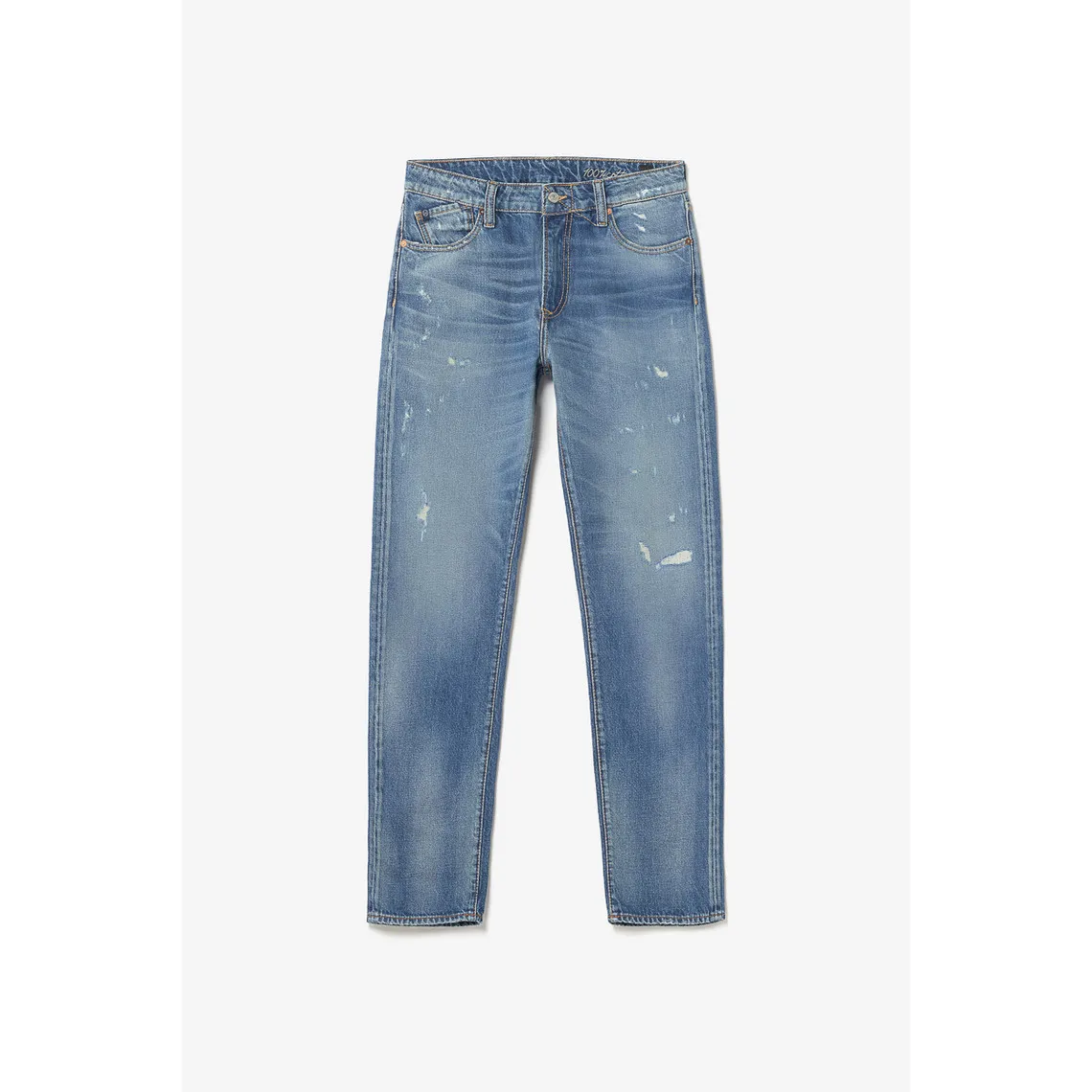 Jeans regular, droit 700/20 regular, longueur 34 bleu en coton Milo | 3 Suisses