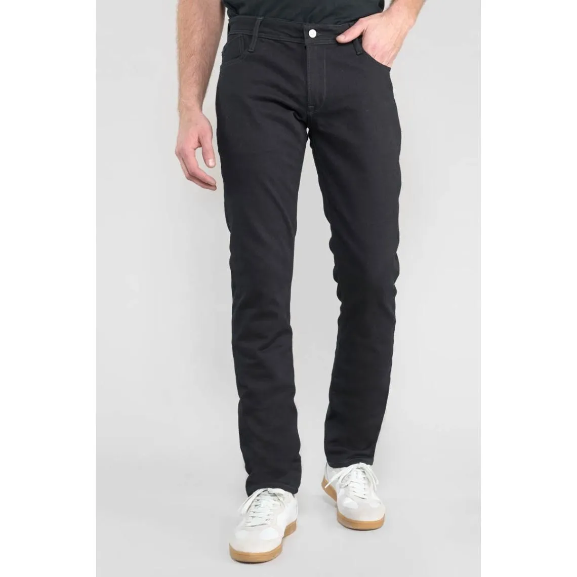 Jeans regular, droit 800/12, longueur 34 bleu Sammy en coton | 3 Suisses