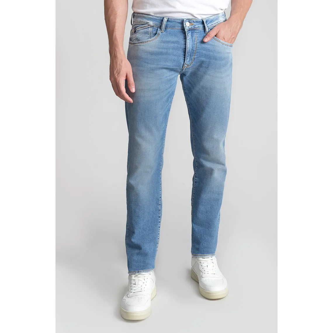 Jeans regular, droit 800/12JO, longueur 34 bleu | 3 Suisses