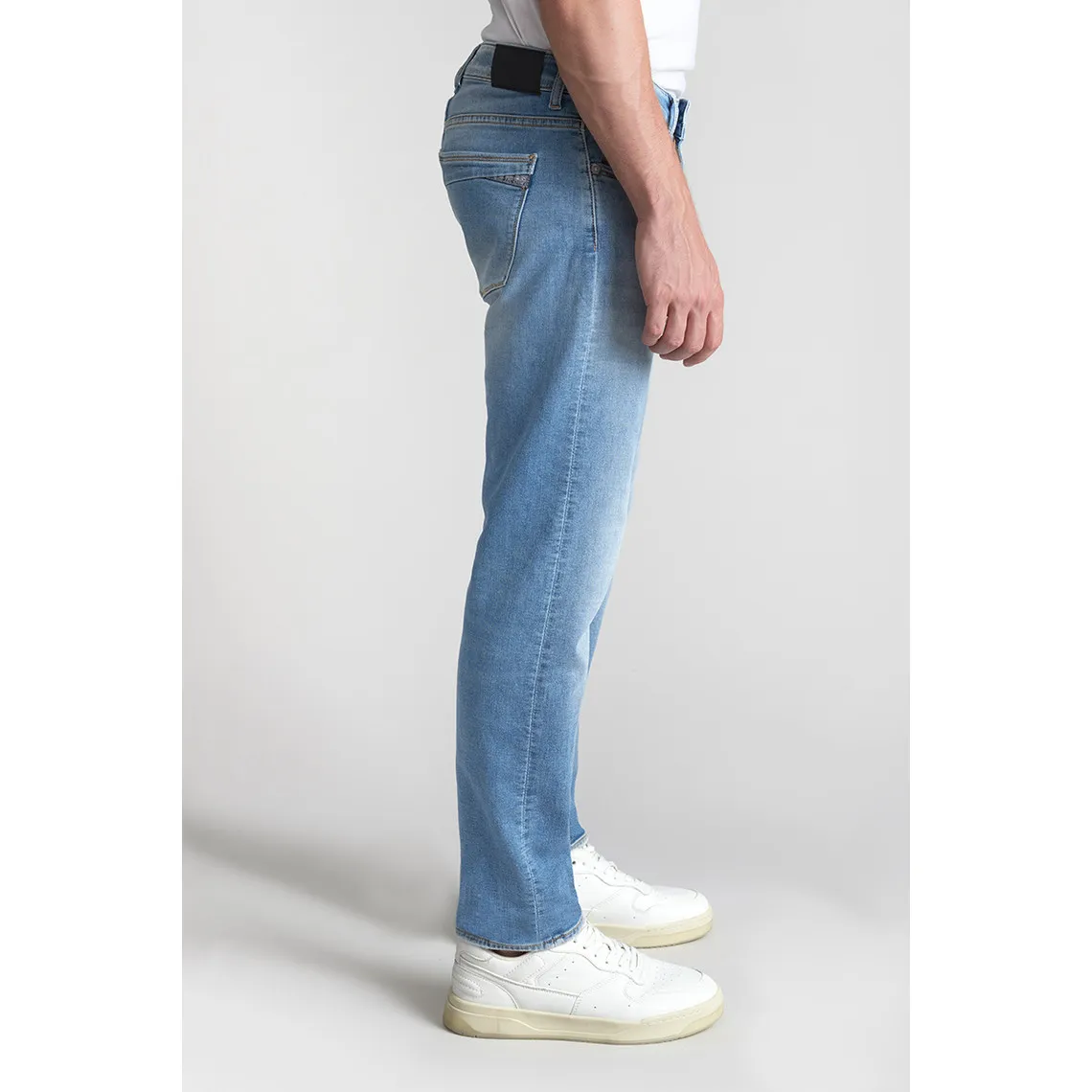 Jeans regular, droit 800/12JO, longueur 34 bleu Le Temps des Cerises - Jean Homme sur MenCorner
