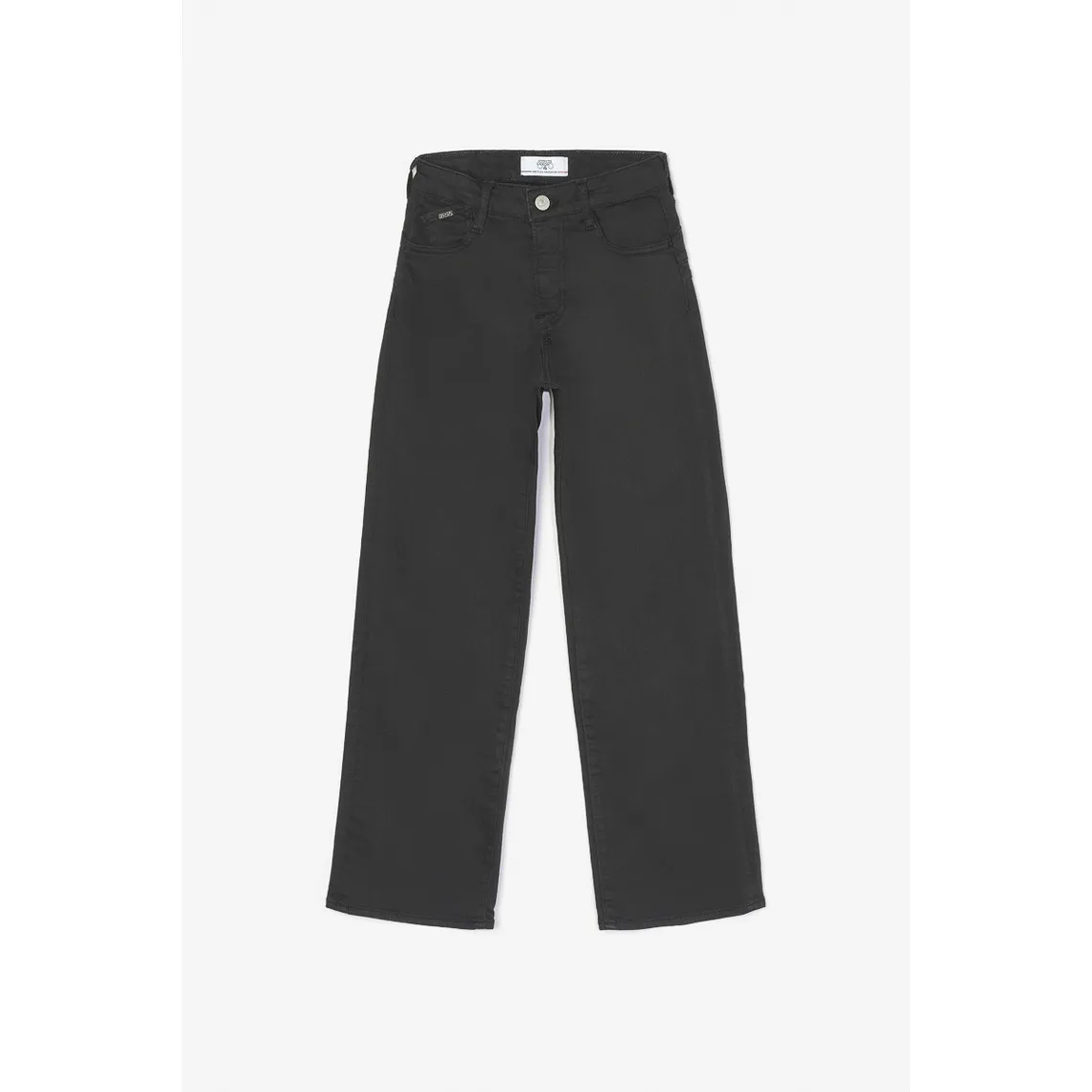 Jeans regular, droit pulp slim taille haute, longueur 34 noir | 3 Suisses