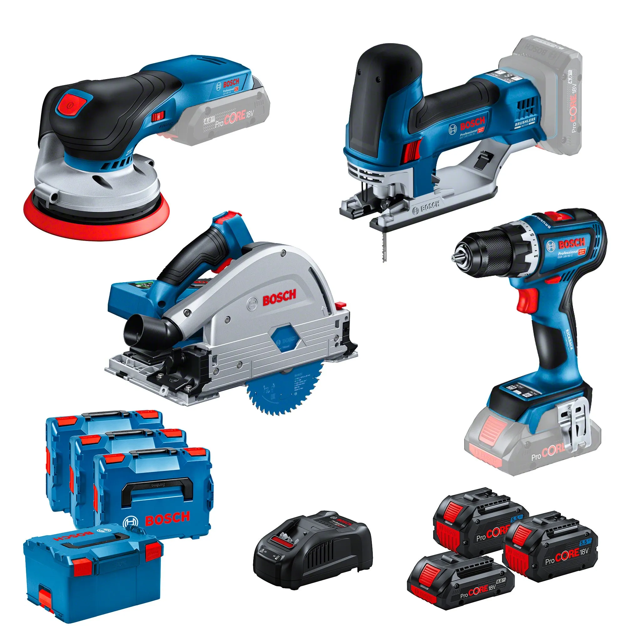 Kits combinés Bosch 0615990N36 18V 4/5,5Ah