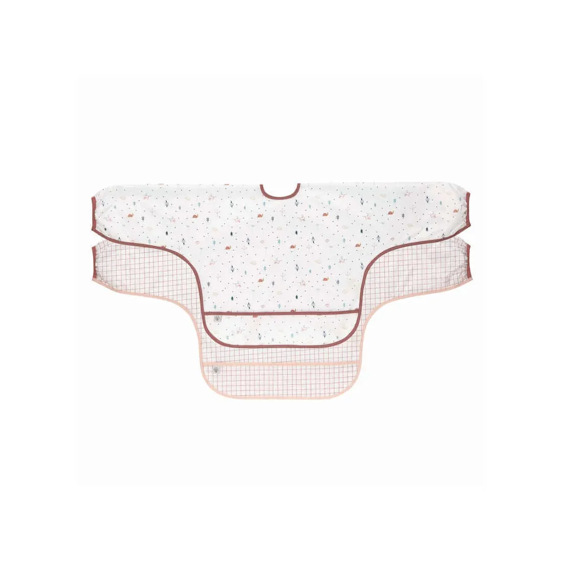 Lot de 2 Bavoirs Manches Longues Lässig Garden Explorer Escargot