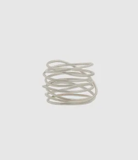 LSONGE Partager  Bague Sublime Spirale Argent  