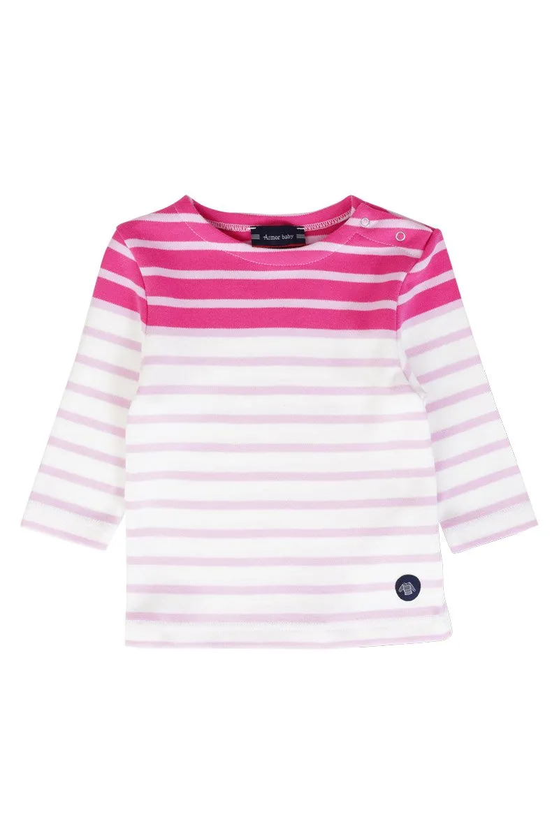 Marinière bicolore Baby - coton épais