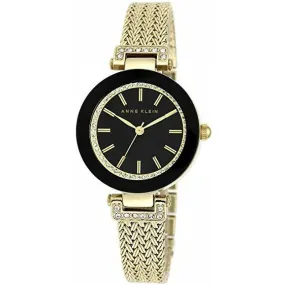Montre Femme Anne Klein AK-1906BKGB - Bracelet Acier Doré  | 3 Suisses