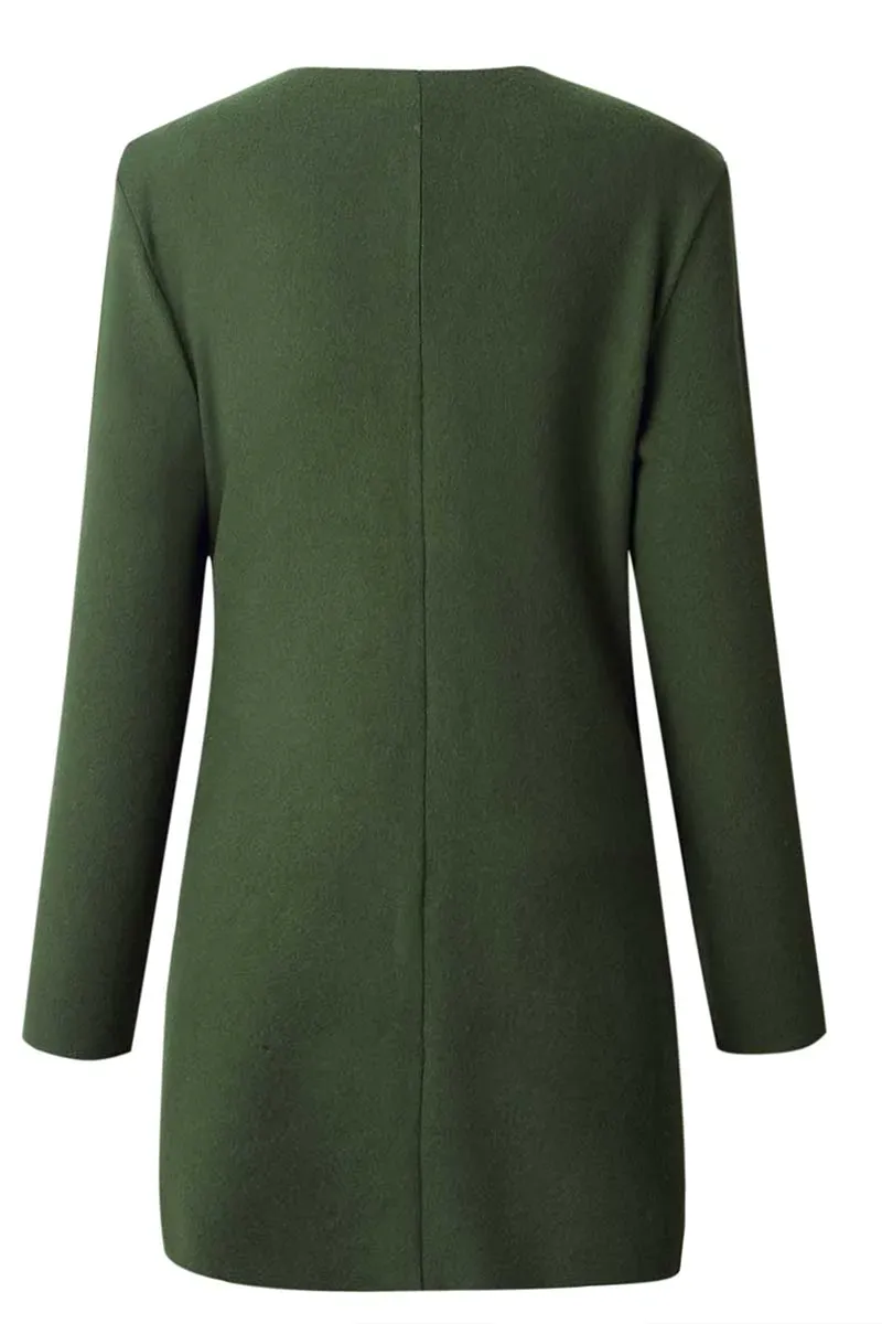 Nerielle | Veste décontractée à patchwork et col en V